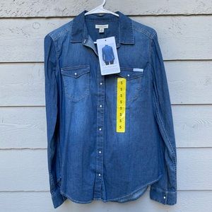 CALVIN KLEIN Button down top